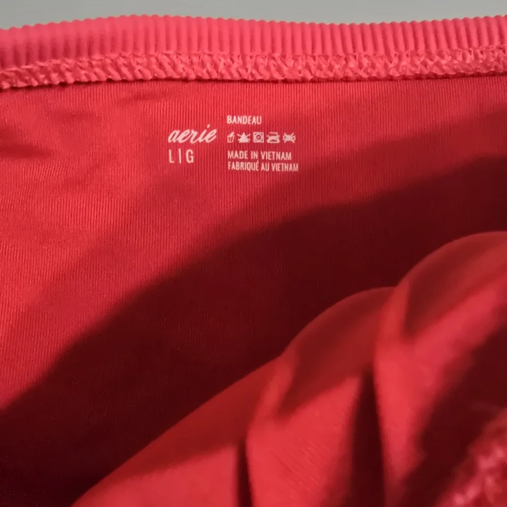 Aerie Pink Swimsuit Ribbed Swimsuit - Picture 2 of 2